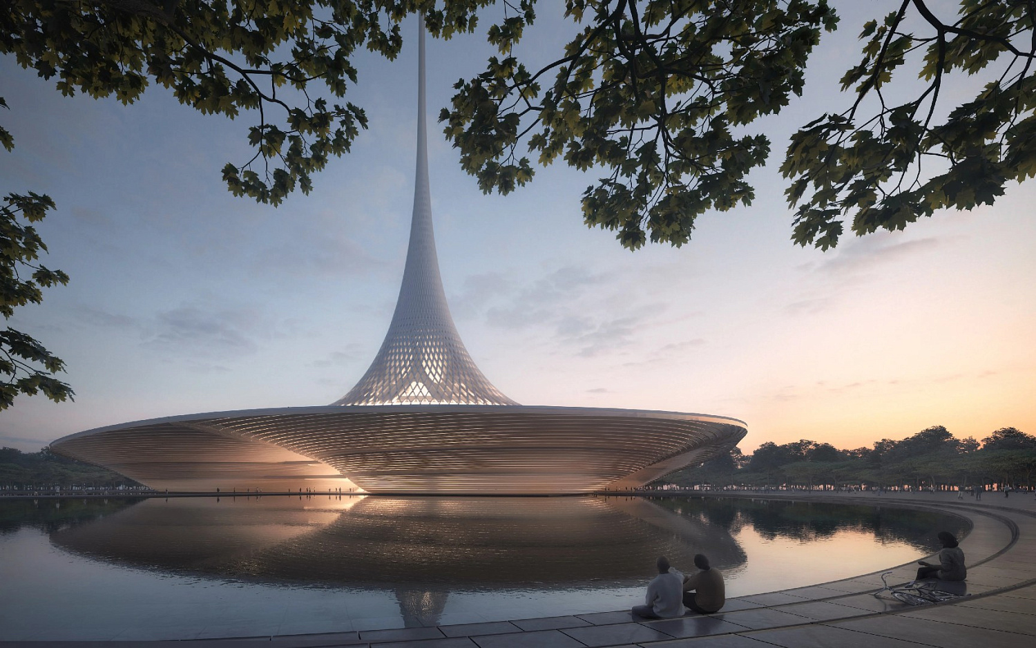 Правительственный комплекс Амаравати (Индия) по проекту Foster + Partners