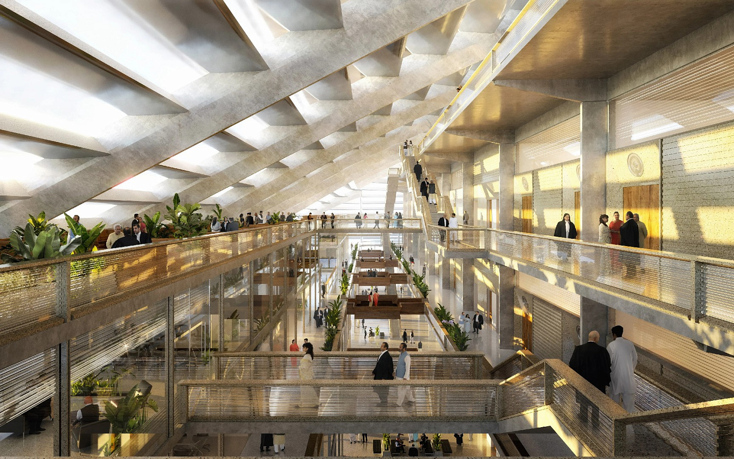 Правительственный комплекс Амаравати (Индия) по проекту Foster + Partners