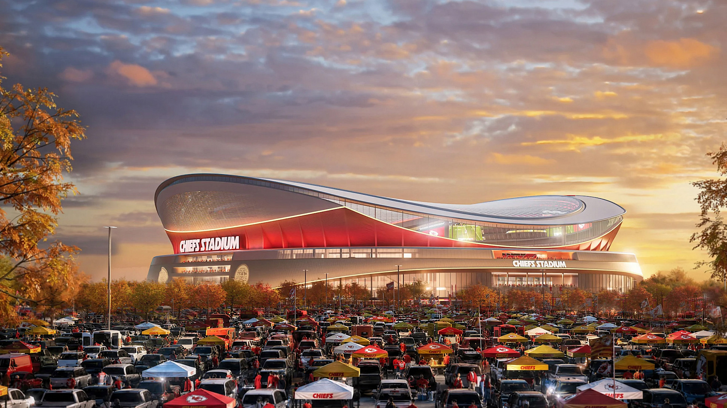Kansas City Chiefs построят закрытый стадион на 70 000 зрителей к 2031 году