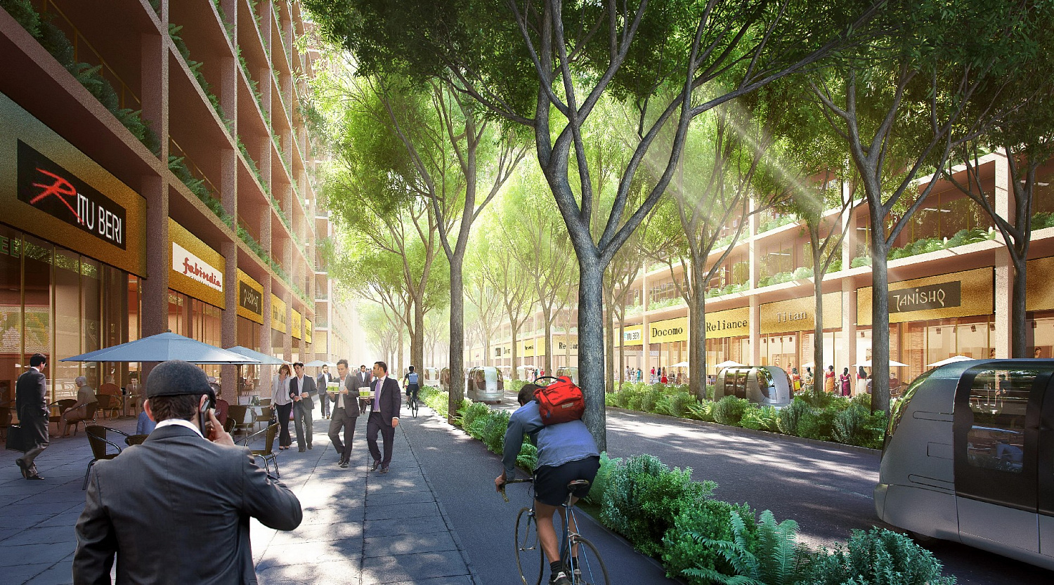 Правительственный комплекс Амаравати (Индия) по проекту Foster + Partners