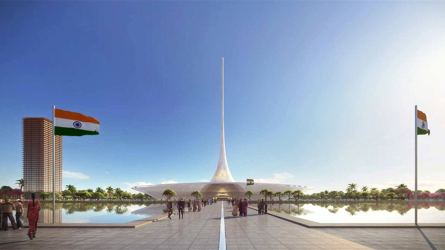 Правительственный комплекс Амаравати (Индия) по проекту Foster + Partners